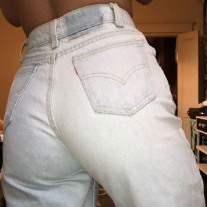 VINTAGE high rise Levi’s; women’s 24